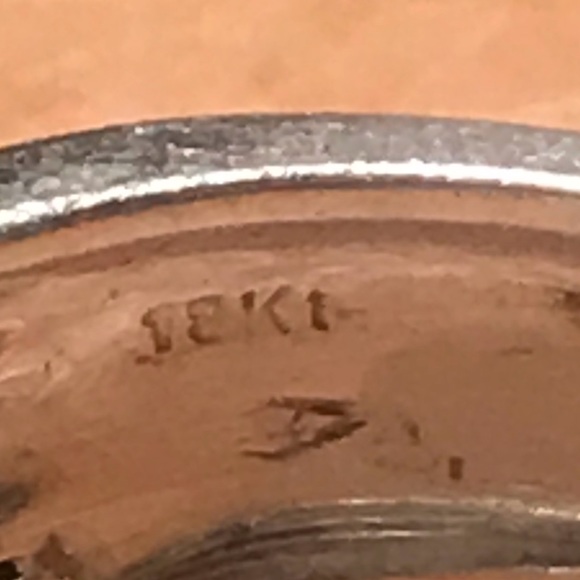 18k white gold and diamond ring - Picture 7 of 8